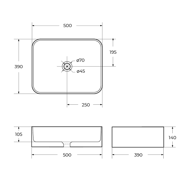 Раковина BelBagno BB1304 , изображение 8