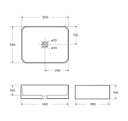 Раковина BelBagno BB1304 , изображение 8