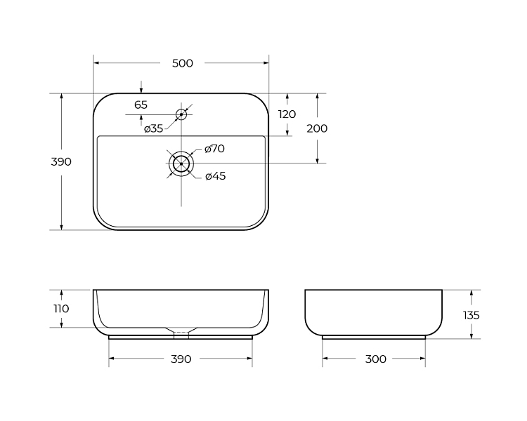 Раковина BelBagno BB1321 50 см , изображение 8