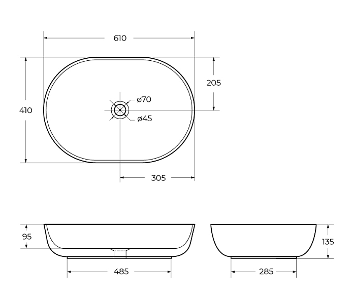 Раковина BelBagno BB1348 , изображение 8