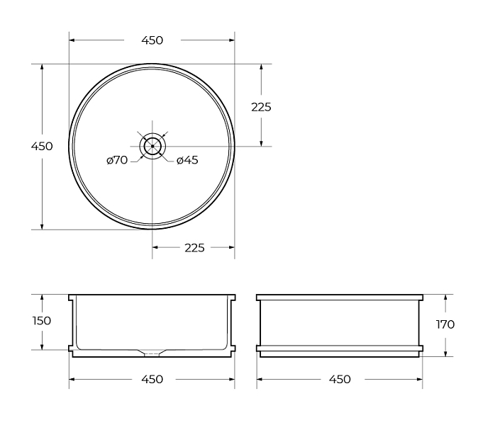 Раковина BelBagno BB1383 45 см , изображение 9