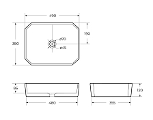 Раковина BelBagno BB1386 50 см , изображение 8