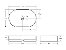 Раковина BelBagno BB1479 60 см , изображение 9