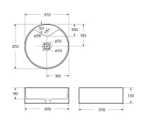 Раковина BelBagno BB1400 40 см , изображение 9