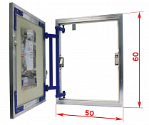 Изображение Ревизионный люк Lyuker AL-KR 60x50, настенный Ревизионный люк Lyuker AL-KR 60x50, настенный , изображение 11