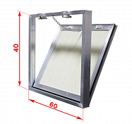 Изображение Ревизионный люк Lyuker Д 40x60, настенный Ревизионный люк Lyuker Д 40x60, настенный , изображение 11