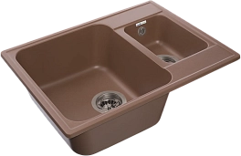 Мойка кухонная GranFest Eco-09 62х48 терракот , изображение 2