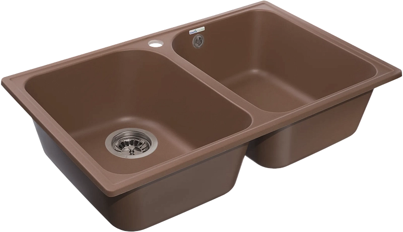 Мойка кухонная GranFest Eco-15 74х48 терракот , изображение 2