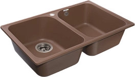 Мойка кухонная GranFest Eco-15 74х48 терракот , изображение 2