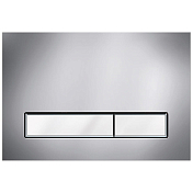 Кнопка смыва KK-POL M08 V1 350/PPG/388-00-03 хром/белая , изображение 1