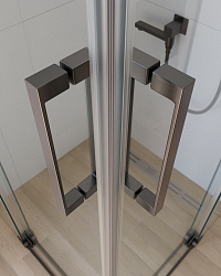 Фото Душевой уголок Cezares Slider SLIDER-AH-2-70/80-80/90-C-GM