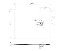 Поддон для душа BelBagno Uno TRAY-MR-UNO-AH-120/90-35-W-CR 120x90 , изображение 7