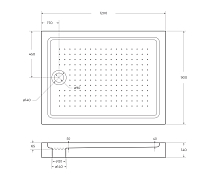 Поддон для душа BelBagno TRAY-BB-AH-120/90-15-W 120x90 , изображение 5