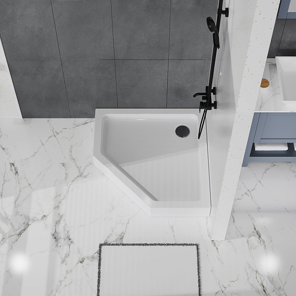 Поддон для душа BelBagno TRAY-BB-P-90-15-W 90x90 , изображение 3