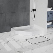 Поддон для душа BelBagno TRAY-BB-P-90-15-W 90x90 , изображение 1