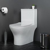 Изображение Унитаз-моноблок BelBagno Lounge BB8618CPR-MN/SC Унитаз-моноблок BelBagno Lounge BB8618CPR-MN/SC , изображение 8