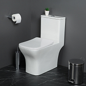 Изображение Унитаз-моноблок BelBagno Neon BB8617CPR-MN/SC Унитаз-моноблок BelBagno Neon BB8617CPR-MN/SC , изображение 6