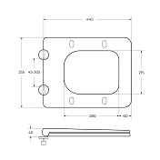 Изображение Унитаз подвесной BelBagno Luce BB076CH-TOR/SC Унитаз подвесной BelBagno Luce BB076CH-TOR/SC , изображение 13
