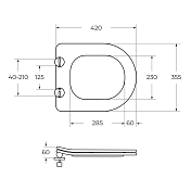 Изображение Унитаз подвесной BelBagno Uno 2.1 BB7006CHR/SC Унитаз подвесной BelBagno Uno 2.1 BB7006CHR/SC , изображение 12