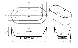 Изображение Акриловая ванна BelBagno BB705-1800-800 180x80 Акриловая ванна BelBagno BB705-1800-800 180x80 , изображение 8
