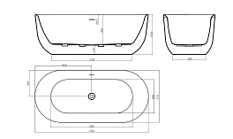 Изображение Акриловая ванна BelBagno BB706-1700-770 170x75 Акриловая ванна BelBagno BB706-1700-770 170x75 , изображение 8