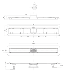 Фото Душевой лоток BelBagno Luce BB-LD-LUCE-70-CR с решеткой 70 см