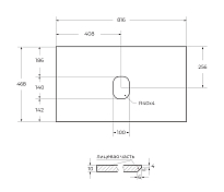 Изображение Столешница BelBagno KEP-80-CEM-W0 Cemento Столешница BelBagno KEP-80-CEM-W0 Cemento , изображение 2