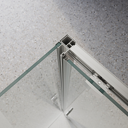 Фото Душевой уголок BelBagno Luce AH-1-110/100-C-Cr