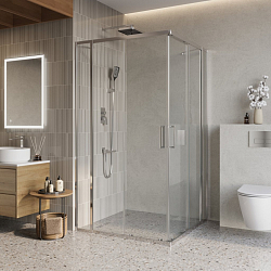 Фото Душевой уголок BelBagno Luce A-22-90+20-C-Cr