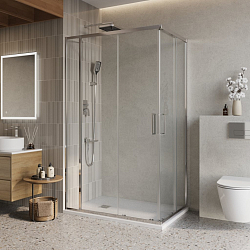 Фото Душевой уголок BelBagno Luce AH-21-120/100-C-Cr