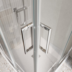 Фото Душевой уголок BelBagno Luce AH-22-145/115-C-Cr