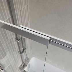 Фото Шторка на ванну BelBagno Luce VF-11-100/145-C-Cr