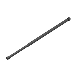 Фото Душевая перегородка BelBagno Kraft L-1-80-C-NERO