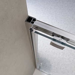 Фото Душевая дверь в нишу BelBagno Luce BF-1-150-C-Cr