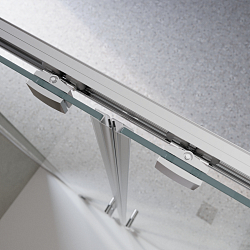Фото Душевая дверь в нишу BelBagno Luce BF-2-140-C-Cr