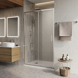 Фото Душевая дверь в нишу BelBagno Luce BF-1-110-C-Cr