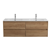 Тумба под раковину BelBagno Kraft 140 подвесная, Rovere Nebrasca Nature , изображение 1