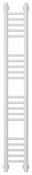 Полотенцесушитель водяной Сунержа Богема+ прямая 120х15 белый глянец , изображение 1
