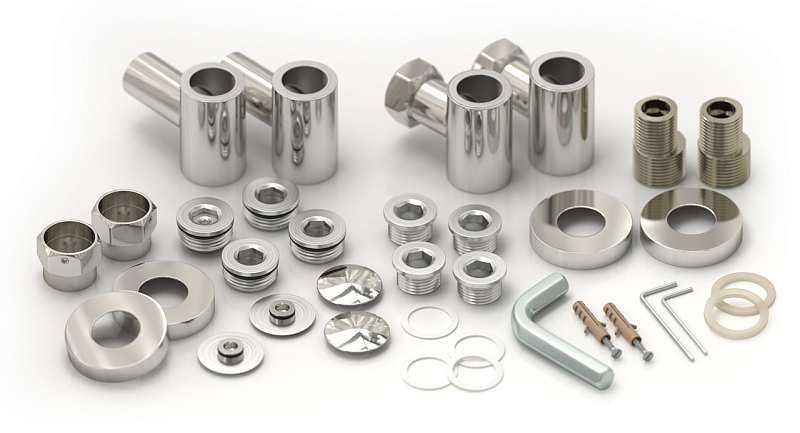 Полотенцесушитель водяной Сунержа Галант+ 80х40 белый матовый , изображение 4