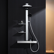 Изображение Душевая стойка Black&White Gravity GH-9005-C хром Душевая стойка Black&White Gravity GH-9005-C хром , изображение 7