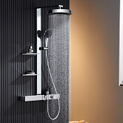 Изображение Душевая стойка Black&White Gravity GH-9005-C хром Душевая стойка Black&White Gravity GH-9005-C хром , изображение 8
