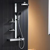 Изображение Душевая стойка Black&White Gravity GH-9005-C хром Душевая стойка Black&White Gravity GH-9005-C хром , изображение 9