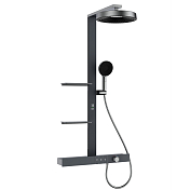 Душевая стойка Black&White Gravity GH-9005-GM оружейная сталь , изображение 1