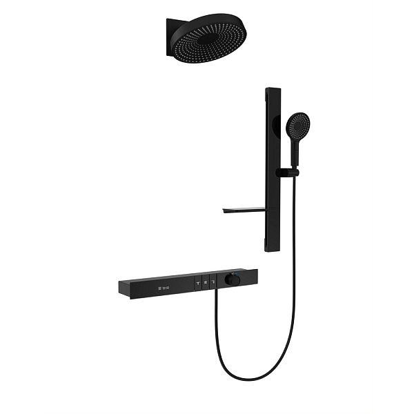 Душевой комплект Black&White Gravity GH-9025-MB черный матовый , изображение 1