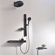Душевой комплект Black&White Gravity GH-9025-MB черный матовый , изображение 2