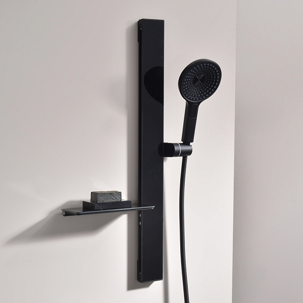 Душевой комплект Black&White Gravity GH-9025-MB черный матовый , изображение 13