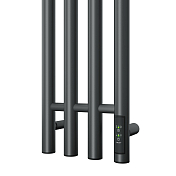 Изображение Полотенцесушитель электрический Point Деметра П3 18x120 графит блеск Полотенцесушитель электрический Point Деметра П3 18x120 графит блеск , изображение 3