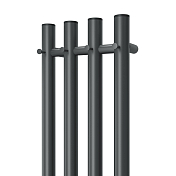 Изображение Полотенцесушитель электрический Point Деметра П3 18x120 графит блеск Полотенцесушитель электрический Point Деметра П3 18x120 графит блеск , изображение 4
