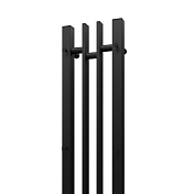 Изображение Полотенцесушитель электрический Point Фрея П2 14x80 черный Полотенцесушитель электрический Point Фрея П2 14x80 черный , изображение 4