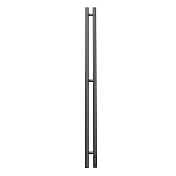 Изображение Полотенцесушитель электрический Point Деметра П3 8x120 графит блеск Полотенцесушитель электрический Point Деметра П3 8x120 графит блеск , изображение 1